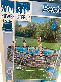 Piscina bestway 56719 misura 6.10 x 3,66 alta 1,22