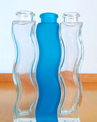 Tris vasetti vetro Ikea vintage