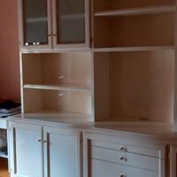 Mobile cristalliera artigianato legno massello