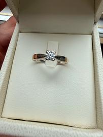 Anello solitario RECARLO