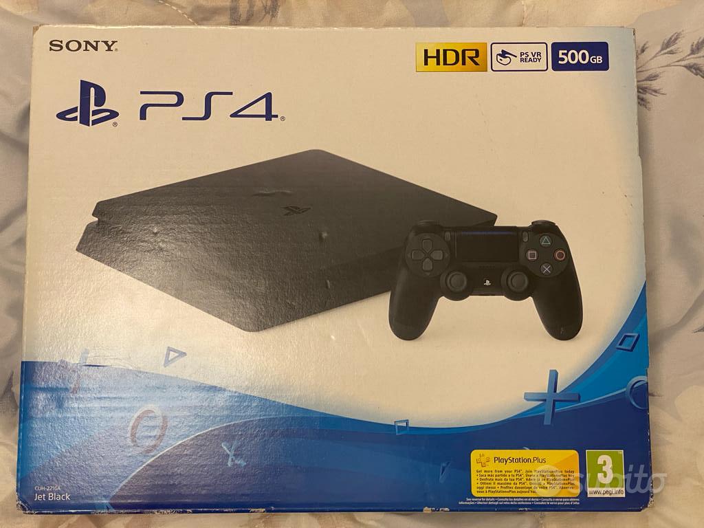 PS4 slim nera 500gb fifa19 - Console e Videogiochi In vendita a Torino