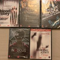 Lotto 5 dvd horror originali sigillati
