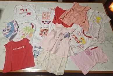 lotto estivo bambina 9 mesi