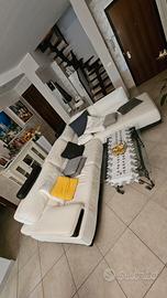 Divani angolare in pelle