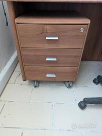 5 cassettiere da ufficio 