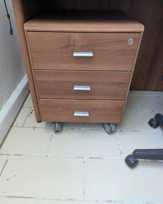 5 cassettiere da ufficio 