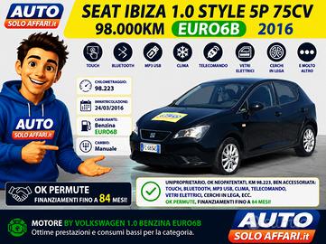 Seat Ibiza 5 Porte Ibiza 1.0 STYLE 5P 75CV UNIPROP