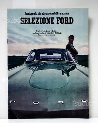 Selezione ford depliant originale anni 60