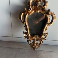 Specchiera Barocca Dorato Vintage