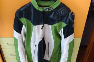 Giacca moto in pelle bovina di qualità 