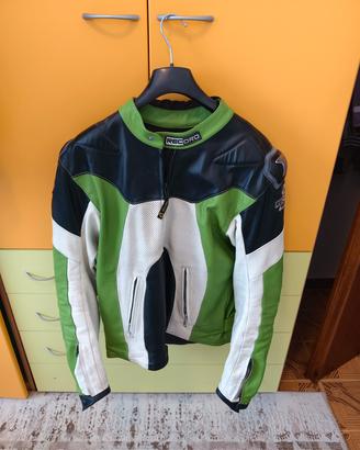 Giacca moto in pelle bovina di qualità 
