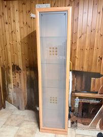 Vetrina legno e vetro