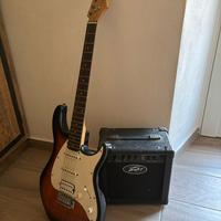Chitarra Peavey Raptor PlusEXP  e Ampli Backstage
