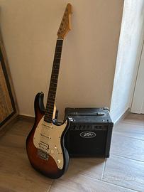 Chitarra Peavey Raptor PlusEXP  e Ampli Backstage
