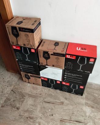 Calici vino bianco RCR e Pasabahce – set completi