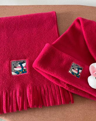Set Sciarpa + Cappello Diddl Anni 2000 MAI USATO