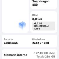 Cellulare smartphone Honor X8B