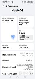 Cellulare smartphone Honor X8B