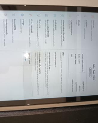 Tablet Samsung galaxy Tab A 10"1