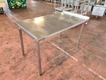 tavolo aperto inox usato