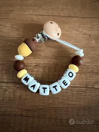 Catenella ciuccio per bambini in silicone