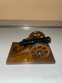 MODELLINO DI CANNONE VINTAGE IN CERAMICA
