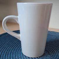 Tazza in ceramica bianca