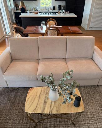 Divano 3 posti 230×90 + poltrona 82×82 coordinata