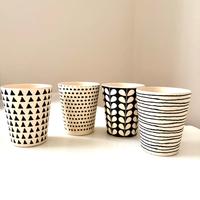 4  bicchieri in bamboo