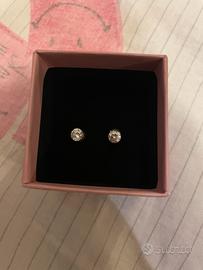 Orecchini Orogiallo Zircone 9KT