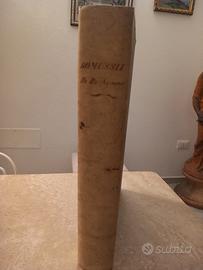 Libro Antico De Re Agraria 1836 Firenze