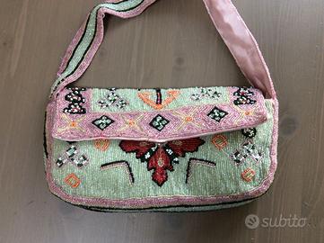 Borsetta spallabile Kookai Paris con perline