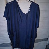 Coprispalla blu - Maglia smanicata