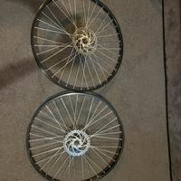 RUOTA BICI DA 27,5 CON DISCO DEL FRENO