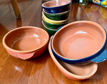 Ciotole terracotta smaltata