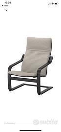 Poang poltrona ikea con cuscino