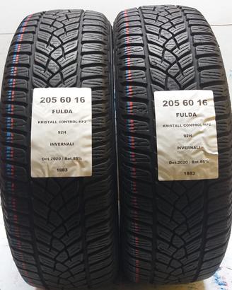 2 GOMME 205 60 16 FULDA A1883