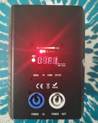 PAR RGBW LED DMX WIFI 3 x 18 W BATTERIA DMX