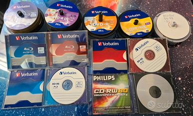 Supporti registrabili e riscrivibili DVD Bluray CD