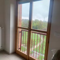 INFISSI  LEGNO CON DOPPI  VETRI