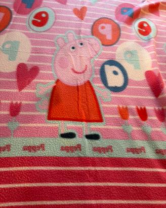 Coperta plaid Peppa Pig