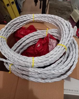 Cavo trecciato in cotone da interno
