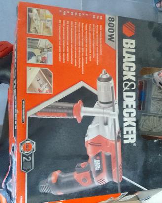 trapano a percussione black e Decker 