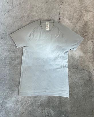 T-Shirt Gymshark azzurra taglia M nuova