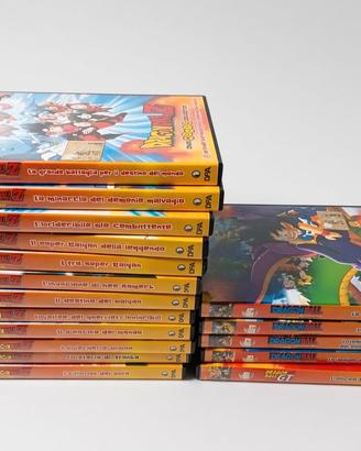 LOTTO 17 DVD DRAGON BALL, DRAGON BALL Z & GT