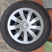 4 cerchi r15 ,copricerchi audi ,gomme termiche 185