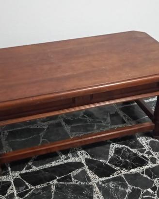 Tavolino da salotto rustico in legno massello