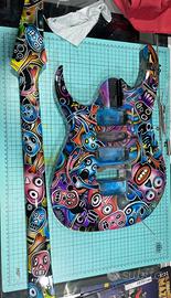 Corpo e manico Ibanez RG mancino personalizzato.