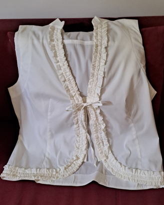 Camicia senza maniche "Peserico" nuova