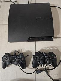 PS3 Slim 160GB + 2 controller + 20 giochi